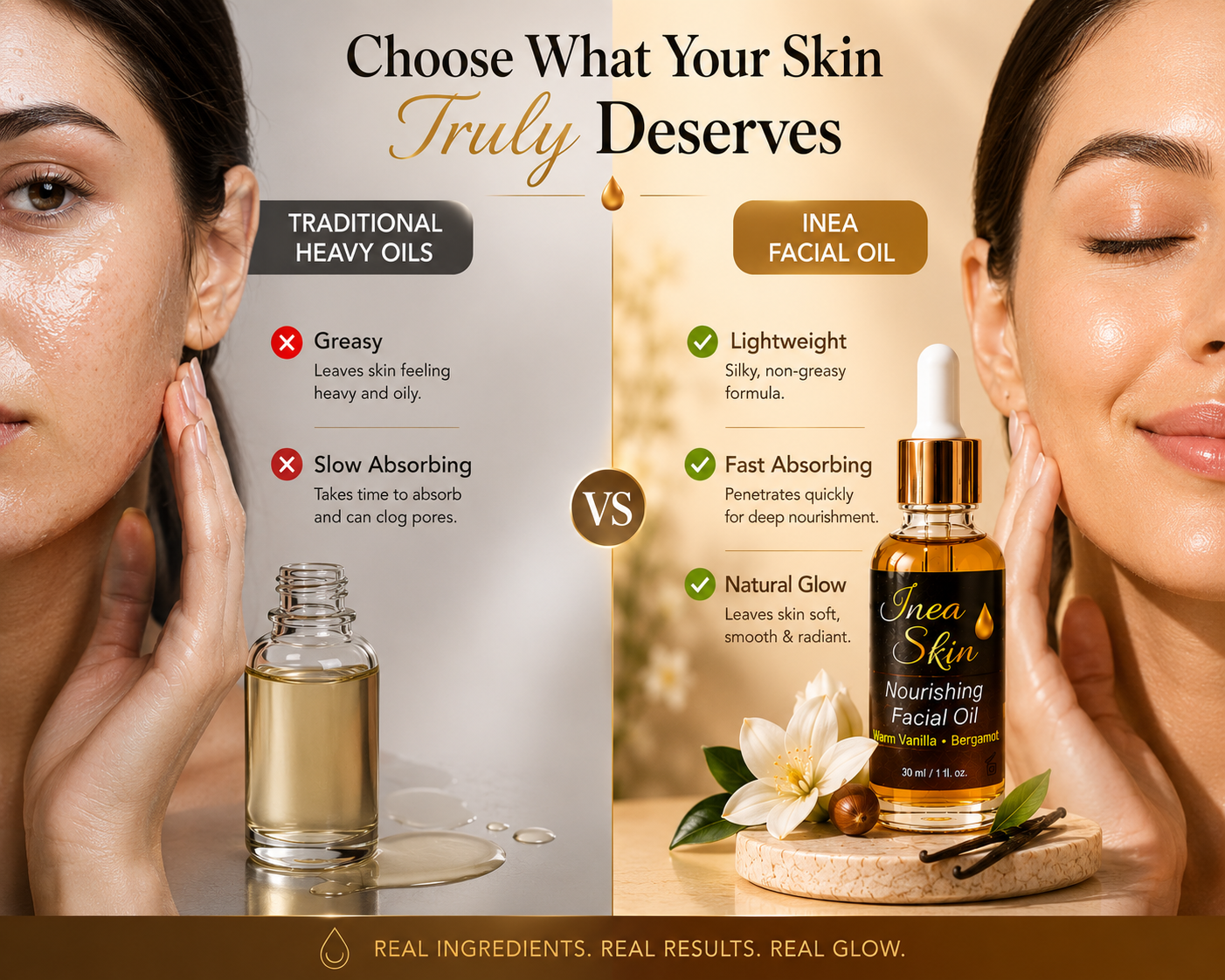 INEA Skin Age-Defying Nourishing Facial Oil - 30ml